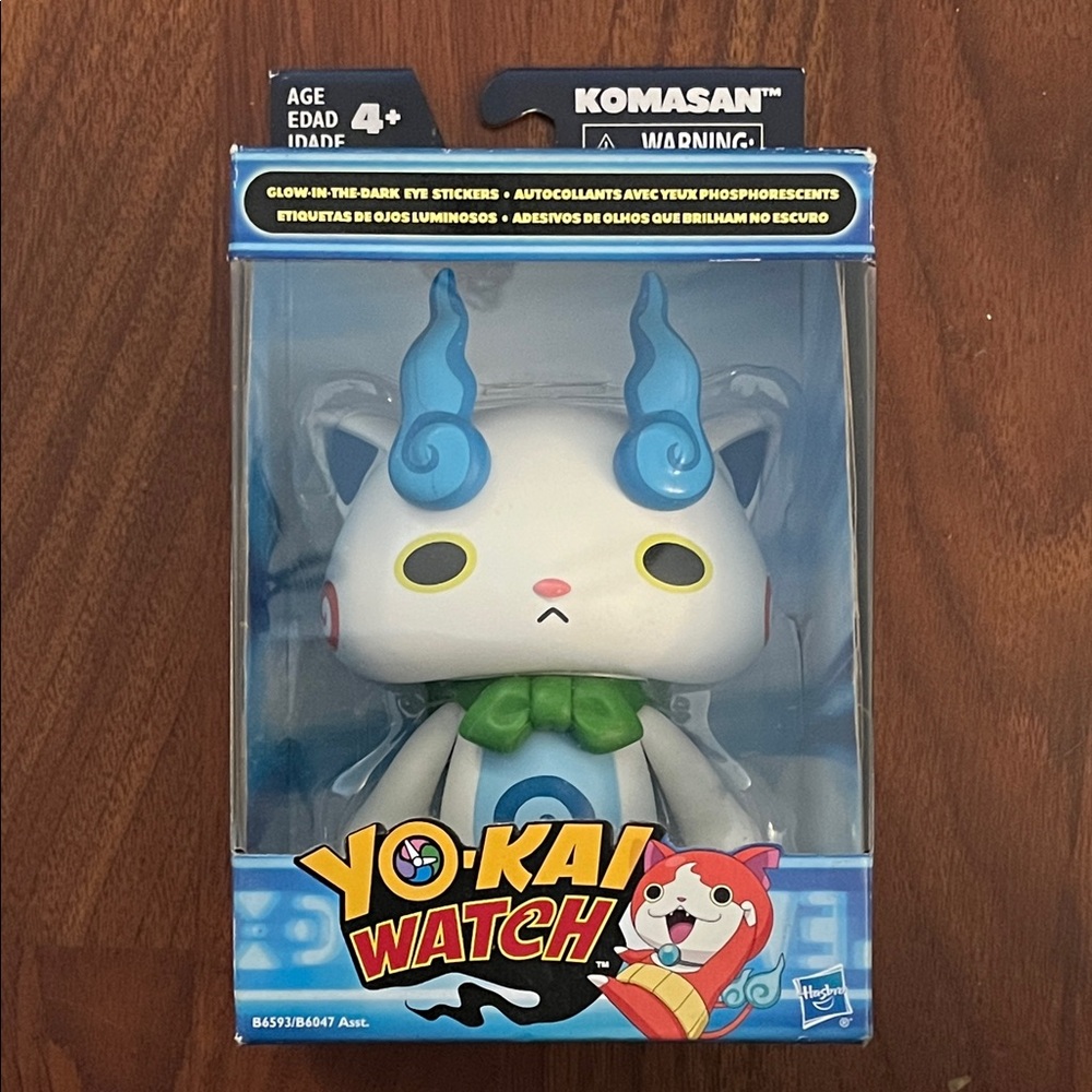 Hasbro Yo-Kai Watch Komasan Blue and White Action Figure